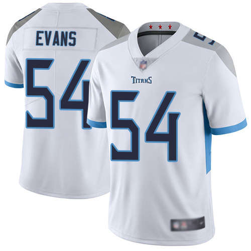 Tennessee Titans Limited White Men Rashaan Evans Road Jersey NFL Football #54 Vapor Untouchable